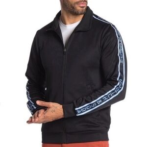 Scotch & Soda Black Jacket with Blue Trim